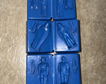 Vtg Star Wara 78 Play Doh Mold SET Darth Vader Like Skywalker PRINCESS LEIA R2D2