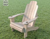 Modern Adirondack Chair Plan: DIY Furniture (Digital Download)