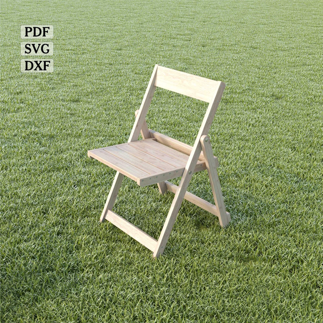 Chair Plan.pdf Folding Chair Plan: Woodworking Plans (PDF, SVG, DXF) - Etsy