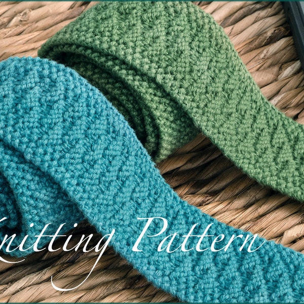 knitted tie pattern