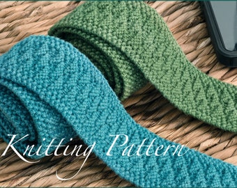 Okehampton Tie Knitting Pattern (Instant download)
