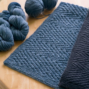 Lamberhurst Scarf Knitting pattern Mens scarf Reversible 3 versions Instant download image 4