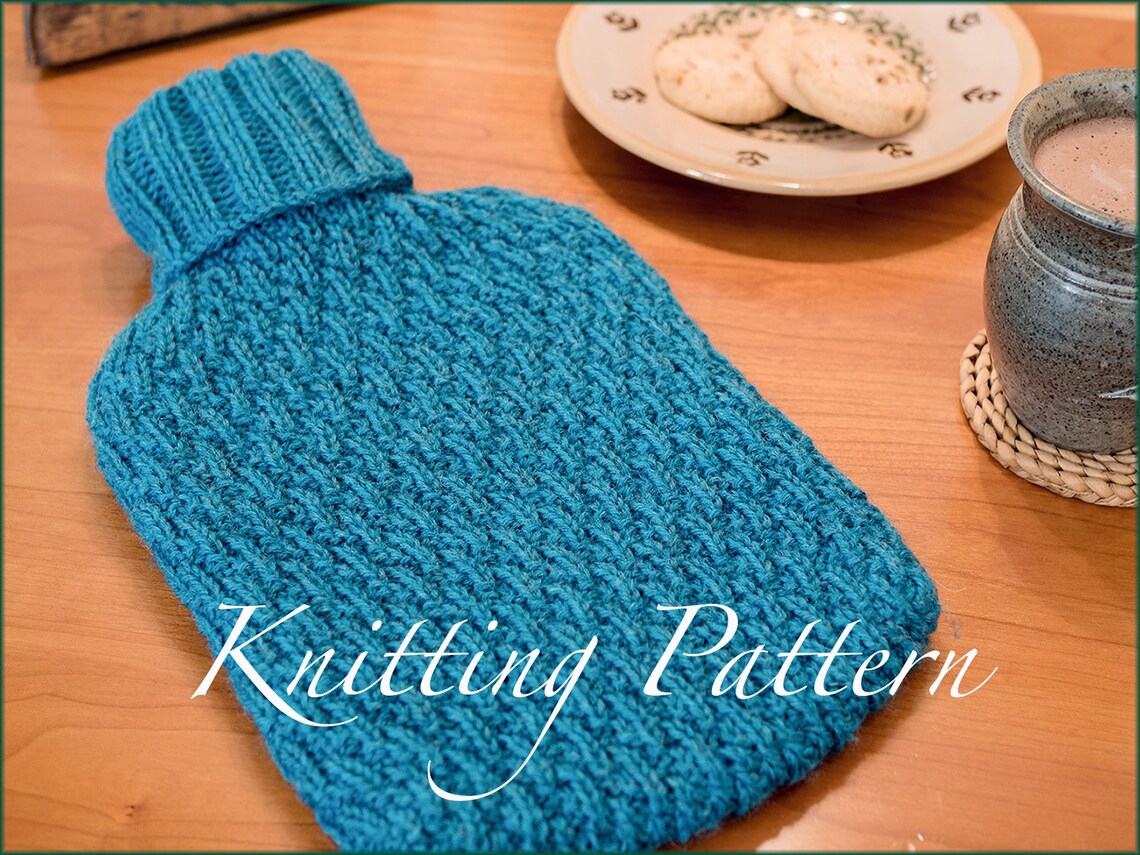 Joules & Joulietta Hot Water Bottle Covers Knitting Pattern Two Sizes