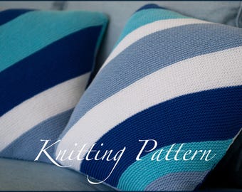 Derwent Cove Cushions - Knitting pattern - Easy pattern - Instant download