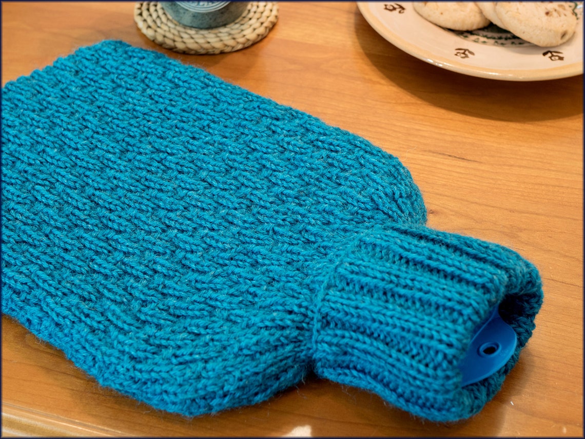 Joules & Joulietta Hot Water Bottle Covers Knitting Pattern Two Sizes