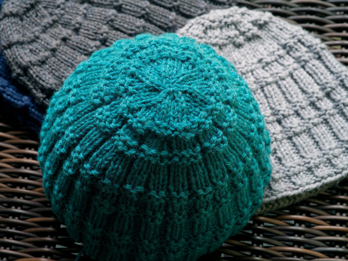 Madingley Beanie Hat Knitting Pattern Ladies Beanie Hat Etsy