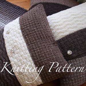 Rare Earth Cushions - Knitting pattern - Knitted pillows - Instant download