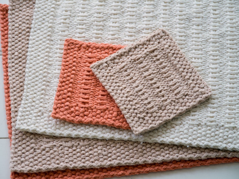Somertide Placemats Knitting Pattern Placemat and Coaster Etsy