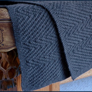 Lamberhurst Scarf Knitting pattern Mens scarf Reversible 3 versions Instant download image 9