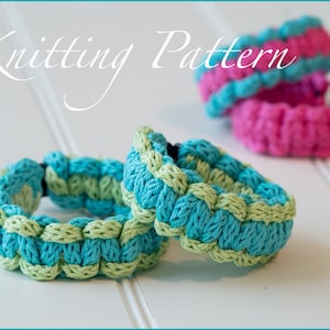Ryedale Bracelet - Knitting Pattern - iCord / Paracord bracelet - Instant download