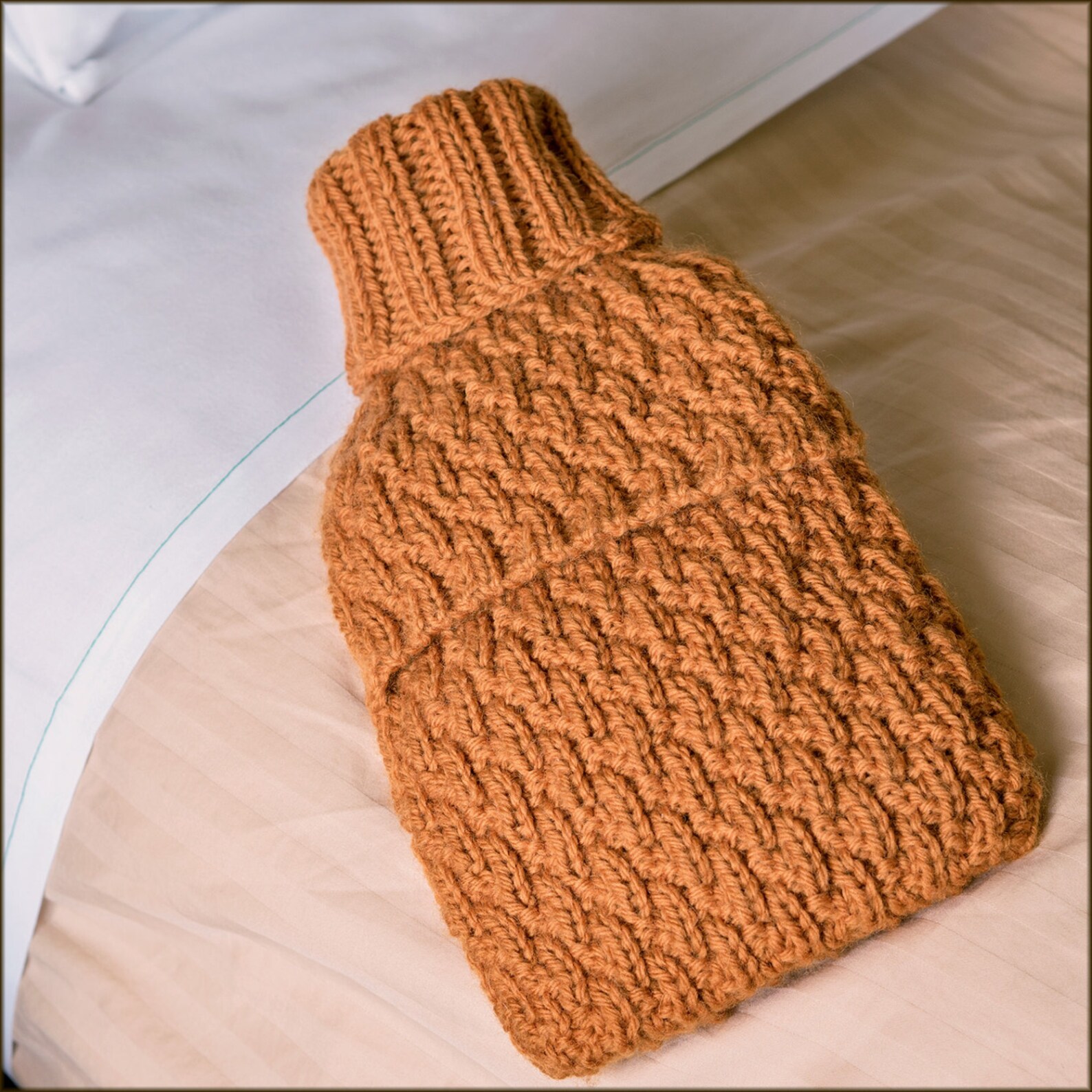 Joules & Joulietta Hot Water Bottle Covers Knitting Pattern Two Sizes