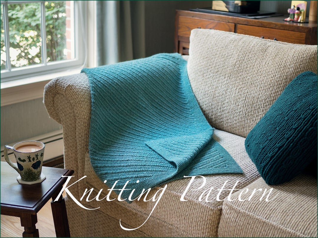 Ennismore Laprug Knitting Pattern 3 Sizes for Laprug, Afghan or Throw