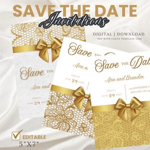 Save the Date-uitnodiging|  Canvassjabloon | Bewerkbare bruiloft: bewaar deze datum | Digitale download| Aanpasbaar uitnodigingsontwerp | Trouwdatum: