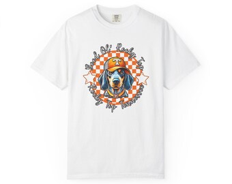Brooke and Bear University of TN T-shirt Rocky Top Smokey - Couleurs confortables, T-shirt Vols, Football universitaire, T-shirt mascotte Vol, Fan UT Knoxville