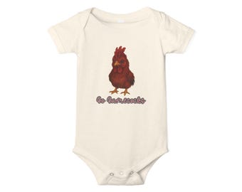 Macacão Brooke and Bear Baby Gamecocks, camisa infantil do mascote da Carolina do Sul, camiseta do Galo, camiseta infantil da Universidade da Carolina do Sul, Spurs fora