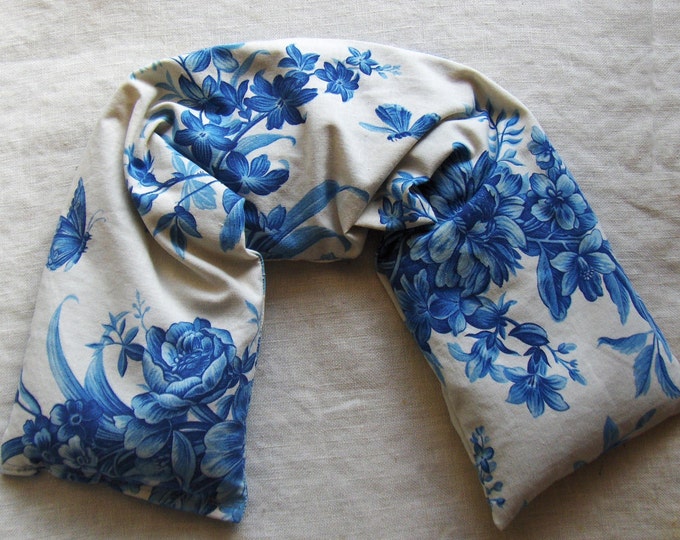 Flax Microwavable Pillow Flax Seed Pillows Neck Wrap Etsy