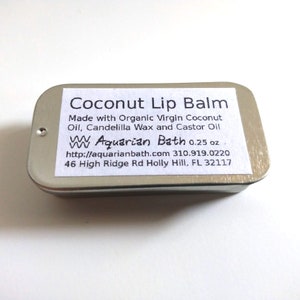 Coconut Lip Balm, 0.25 oz image 2