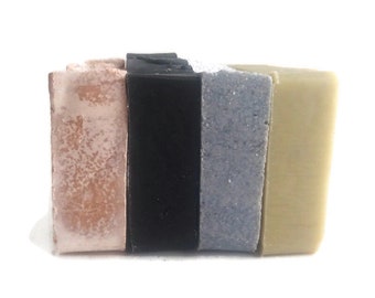 4 Handmade Soaps by Aquarian Bath,  Natural Soap, Vegan Soaps, Palm Oil Free Soap, Ecofriendly soap, soap set, 4-6 oz bars