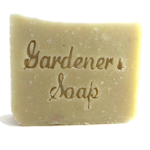 Gardener's Scrubby Soap, Aquarian Bath, 4.25 5 oz, ecofriendly, made with Organic ingredients image 1