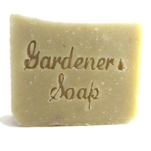 Gardener&#39;s Scrubby Soap, Aquarian Bath, 4.25 - 5 oz, ecofriendly, made with Organic ingredients