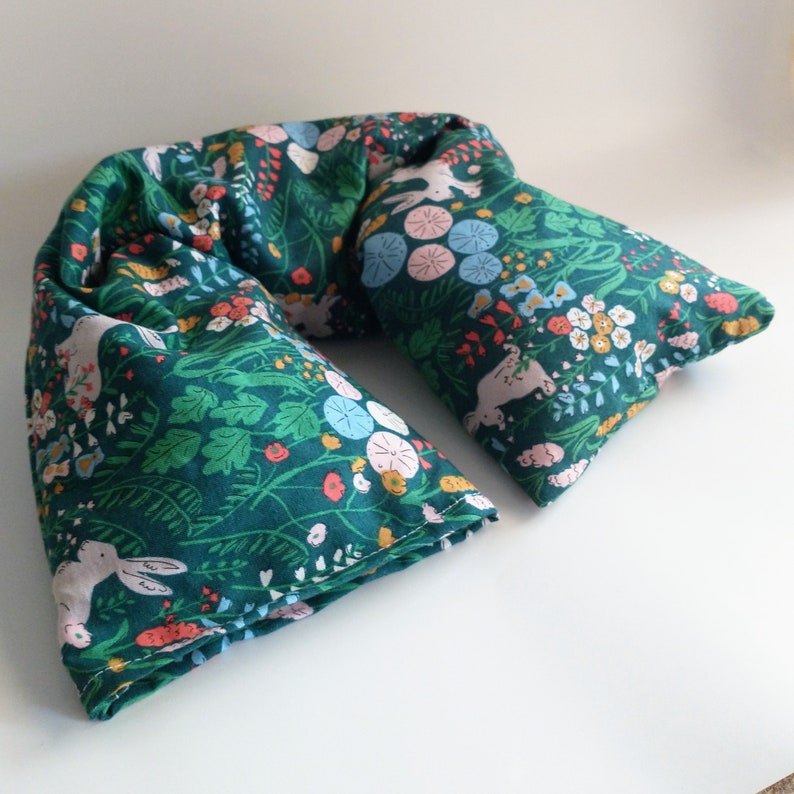 Cottagecore Microwavable Neck Pillow With Washable Cover Made Etsy