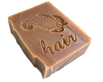 Henna Shampoo Bar, no added scent, 4.25 - 5 oz, Aquarian Bath shampoo bar, Sensitive scalp shampoo bar