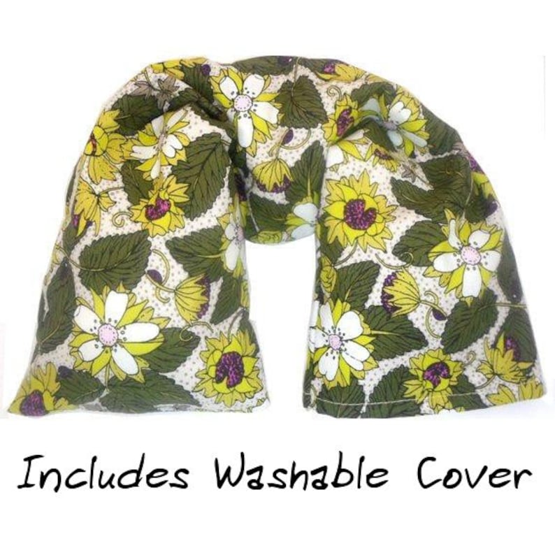 Microwavable Heating pad with washable Heated neck pillow | Etsy