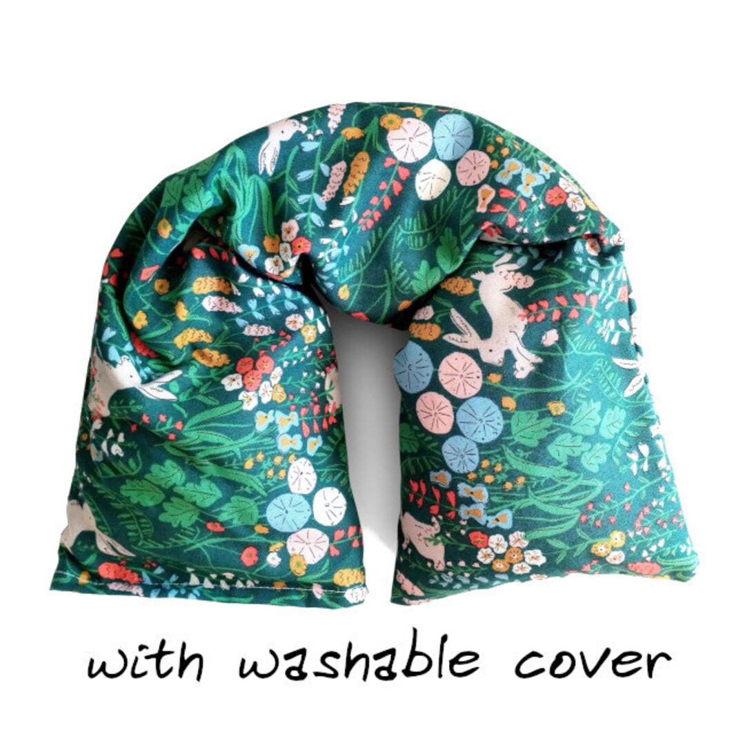 Cottagecore Microwavable Neck Pillow With Cover GOTS Organic Etsy