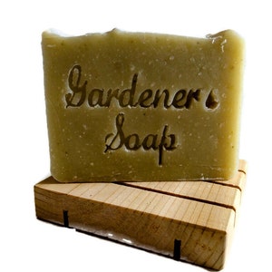 Gardener's Scrubby Soap, Aquarian Bath, 4.25 5 oz, ecofriendly, made with Organic ingredients image 3