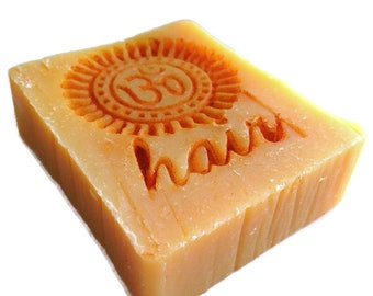 Silky Heads Shampoo Bar with Lemongrass and Turmeric, 4.25 - 4.75 oz, Aquarian Bath shampoo bar