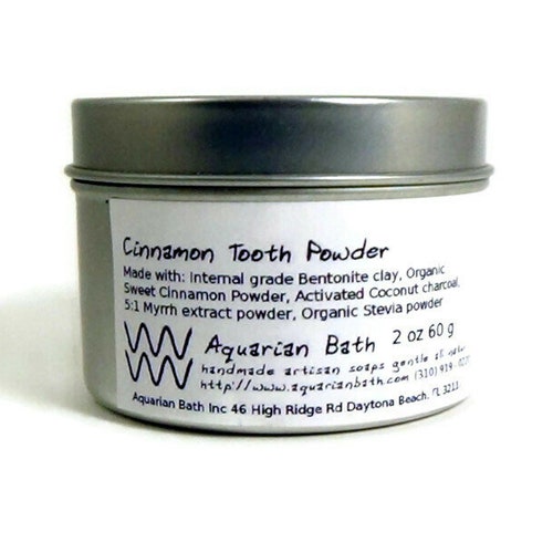 Cinnamon Stick Tooth Powder Natural Toothpaste Alternative Etsy