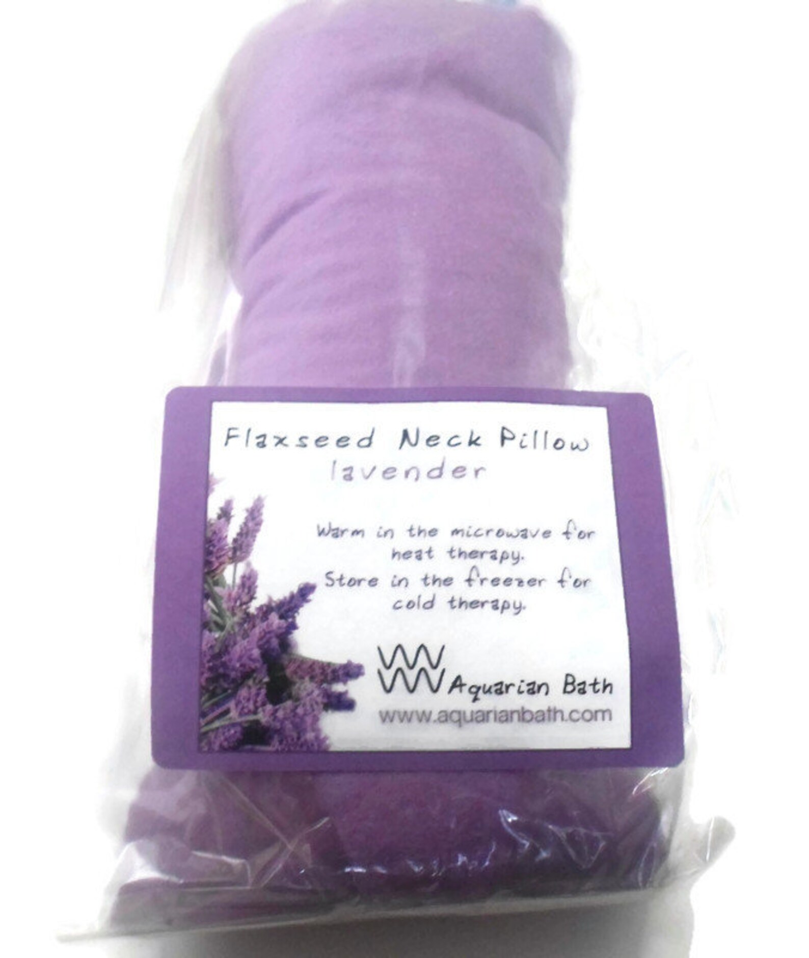 Lavender Microwave Heating Pad Flax Seed Heat Pack Flax Neck Etsy