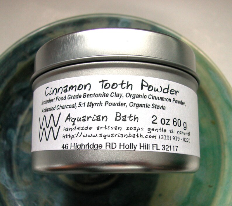 Cinnamon Stick Tooth Powder Natural Toothpaste Alternative Etsy