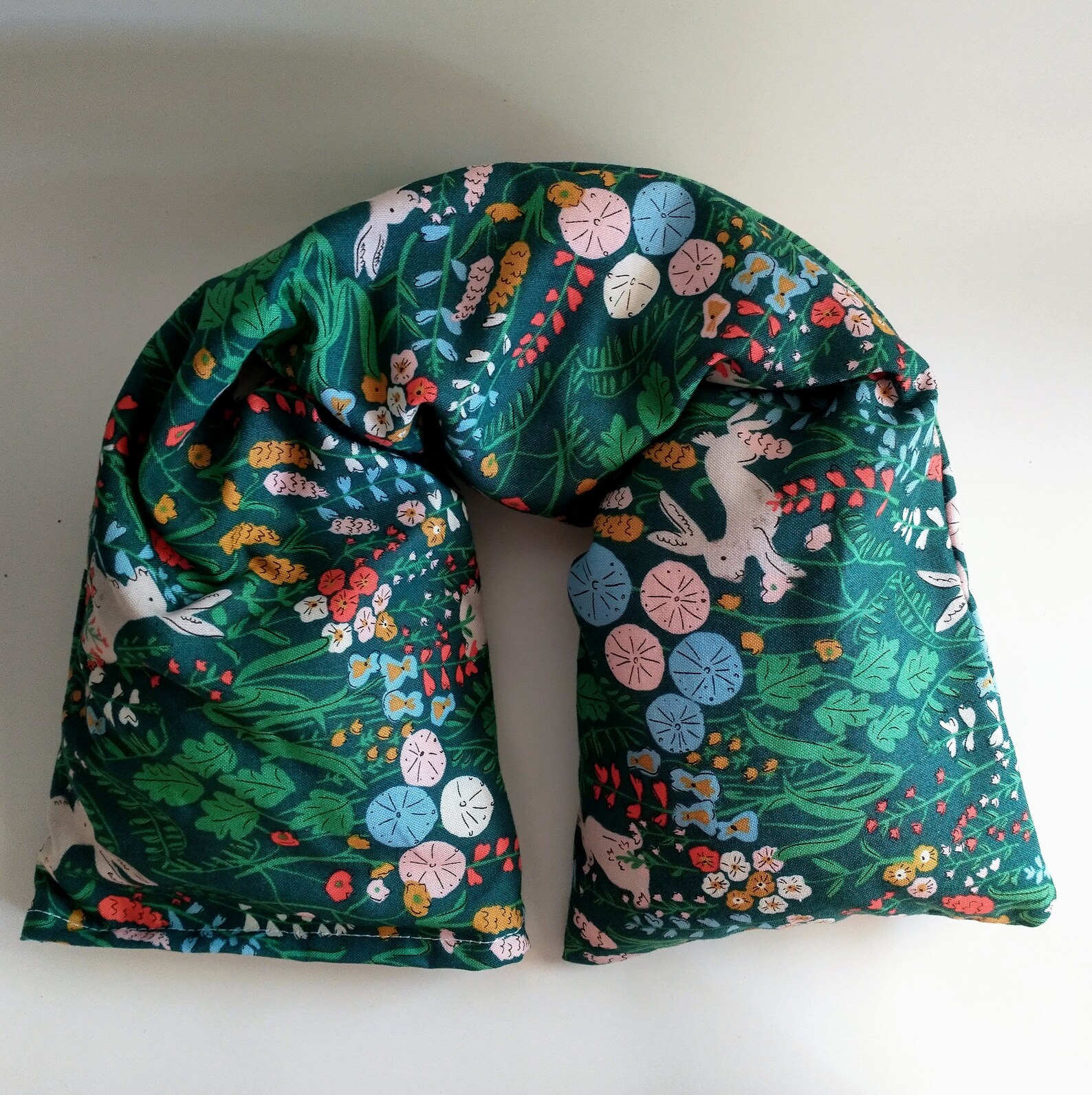 Cottagecore Microwavable Neck Pillow Flax Neck Warmer Heat Etsy