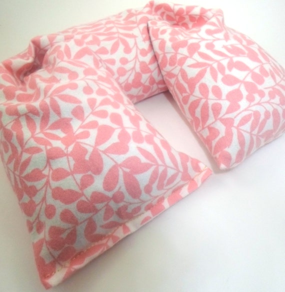 Microwave Neck Wrap Flax Seed Heating Pad Cold Pack Etsy