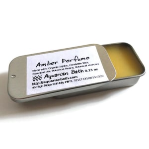 Amber Solid Perfume 0.25 oz