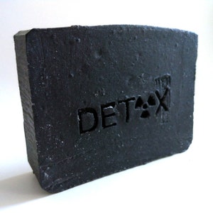 Detox Soap with Activated Charcoal and Bentonite, Aquarian Bath, 4.25 - 5 oz