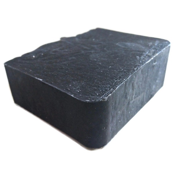 Black Magic Clarifying Activated Charcoal Soap, no added scent, vegan, palm-oil free, 4.25 - 5.25 oz.