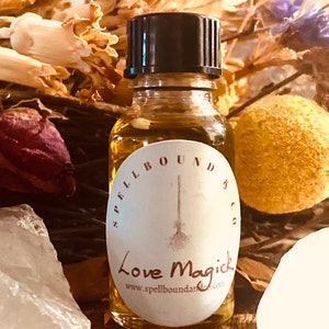 Love Magick Oil - Love & Attraction, Manifesting Oil, Love Spell, Come To Me Oil, Irresistible Oil, Manifest Love Oil, Ritual Oil
