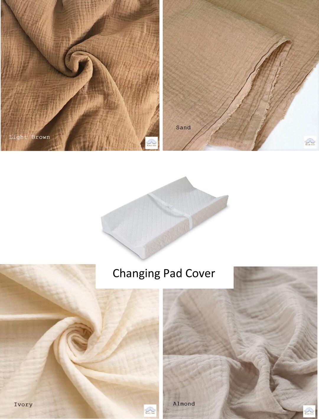 Munchkin Changing Pad 2-Pack Ultra Soft Changing Pad Covers (16x32