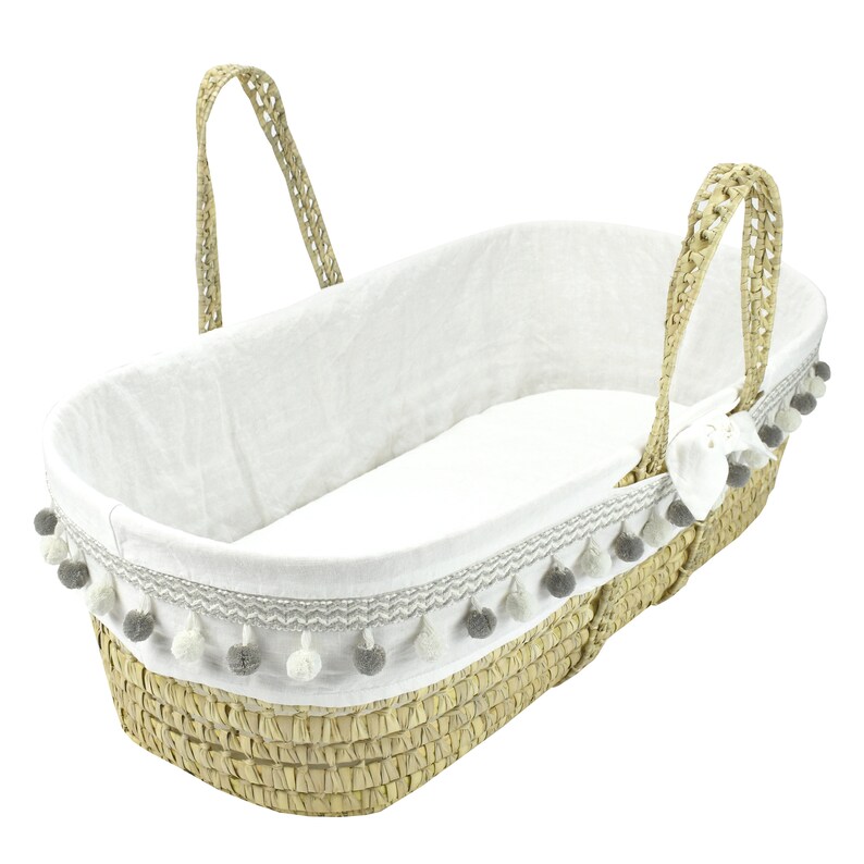 CoverLiner ONLY Made for Your Moses Basket Off White Etsy