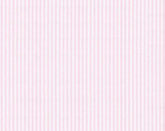 Pink Seersucker Cotton Fabric - Custom Made Fitted Sheet