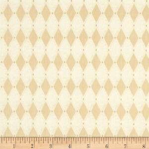 Ivory Diamonds Cotton - Custom Made Fitted Sheet