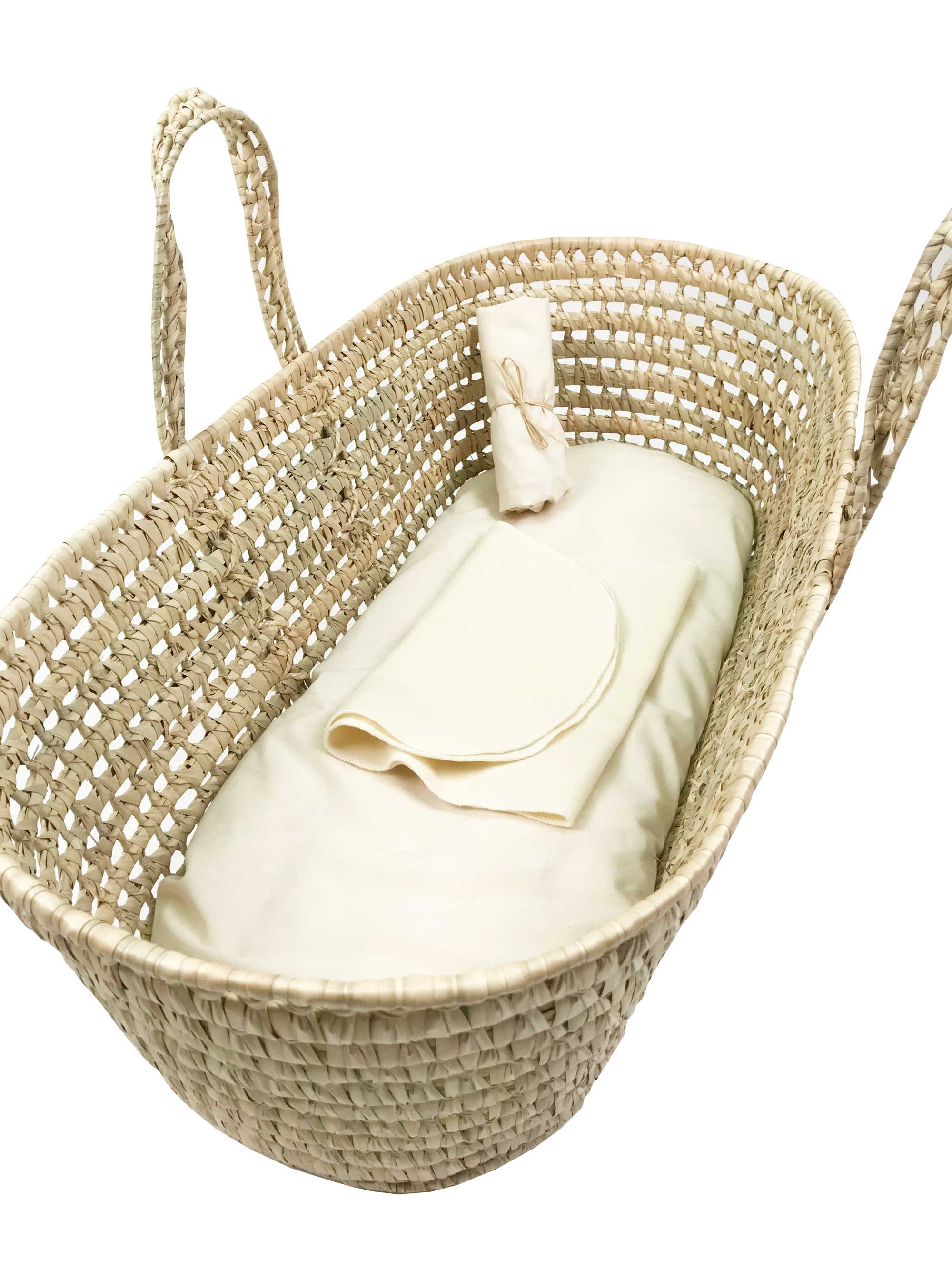 moses basket bed sheets