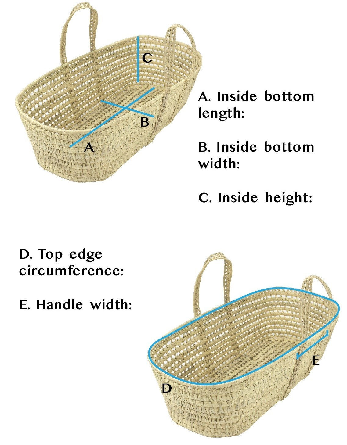 Simple Moses Basket Liner ONLY 100 Organic Cotton Double Etsy UK