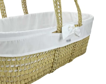 Modern Basket Liner Cover - 100% Organic Cotton - Custom-Made - Replacement Basket Cover