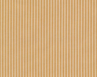 Modern Boho Mustard Yello Stripe Cotton Fabric - Custom Made Fitted Sheet