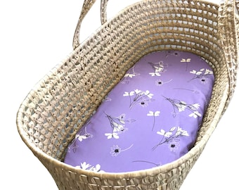 Stornetta Lavender by Harmony Arts Organic Cotton - Custom-Made Fitted Sheet