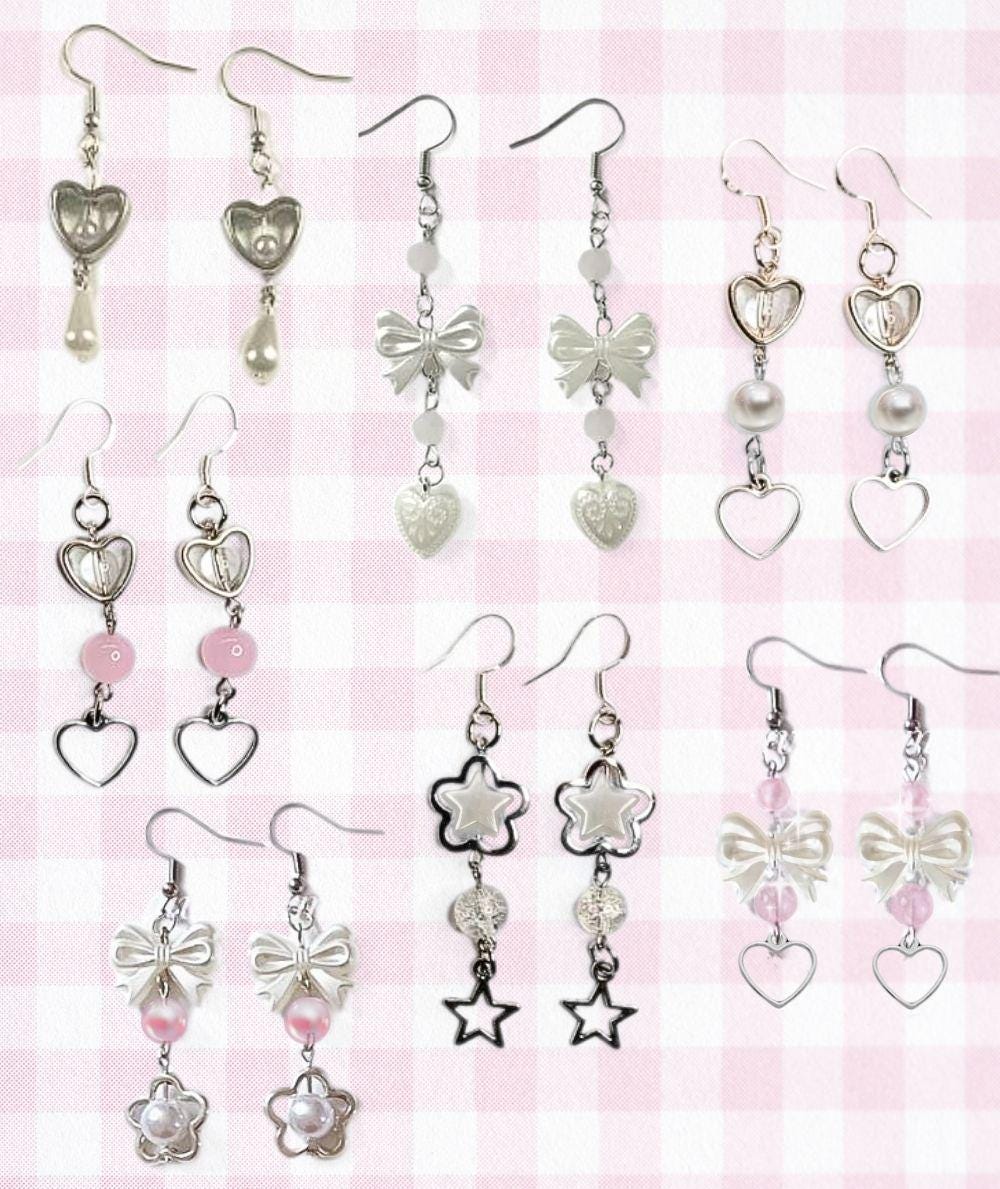 Lot De Bijoux Fantaisie Lolita - Boucles D'oreilles + Bague - Neuf Avec étiquettes