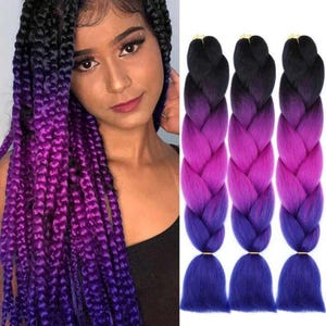 Jumbo box braids